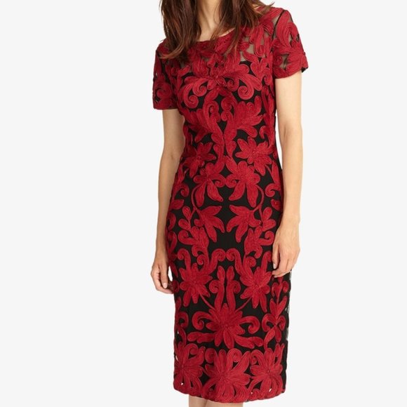 New Phase Eight Indra Tapework Dress Size 2 - Picture 1 of 12